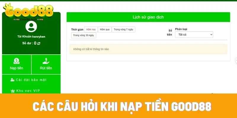Nạp Tiền Good88 - Cẩm Nang Cho Hội Viên Mới Gia Nhập 9 Cách xem các giao dịch đã tạo của tài khoản Good88 casino