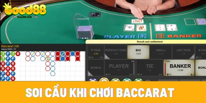 Người chơi theo dõi kết quả các ván cược trước để soi cầu