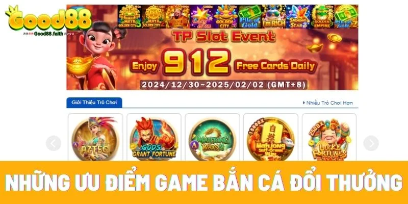 Game Bắn Cá Đổi Thưởng Cực Hấp Dẫn Tại Sân Chơi Good88 5 Những ưu điểm tại game bắn cá đổi thưởng Good88