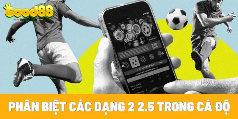 Phân biệt các dạng 2 2.5 trong cá độ bóng đá